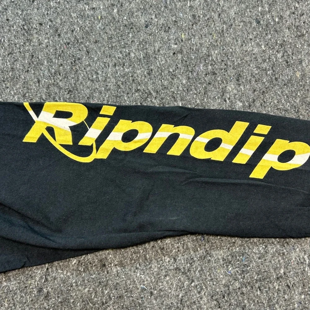 Ripndip Long Sleeve Shirt Medium Mens Black Skater‎ Lord Nermal VR Graphic